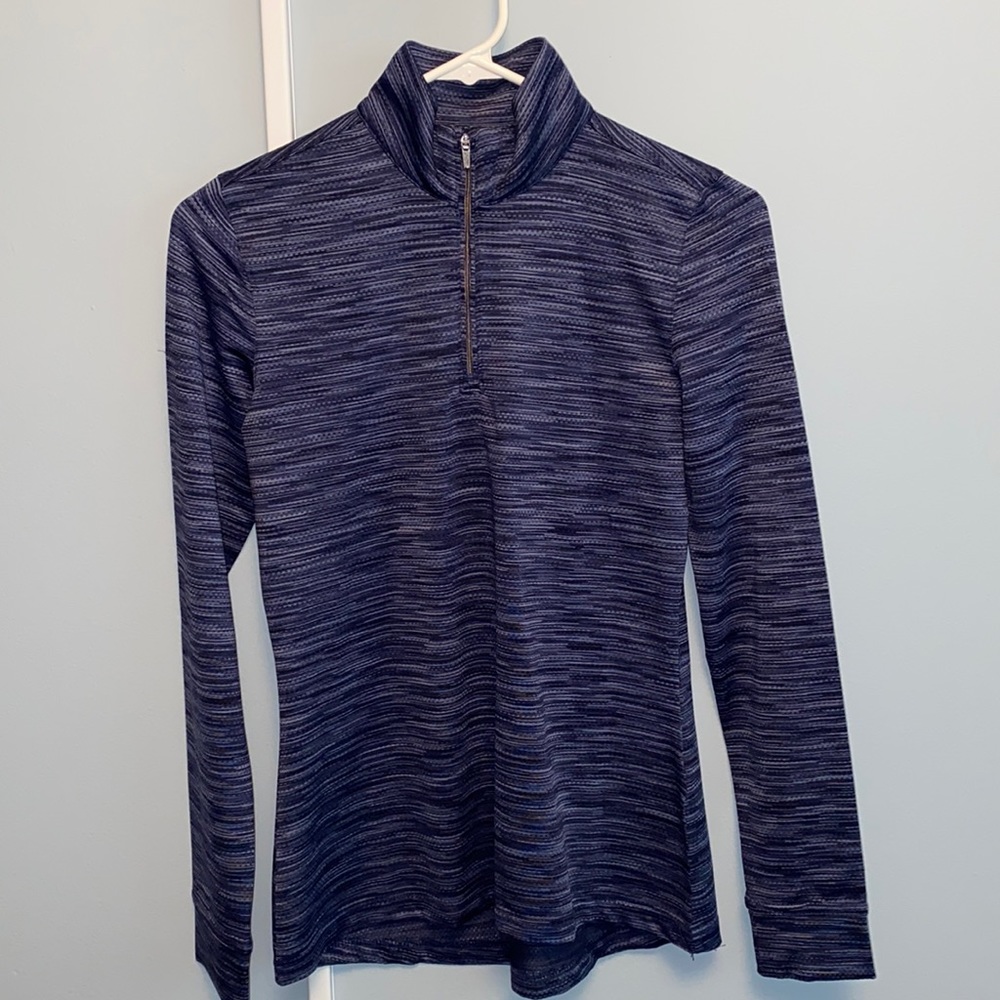 Women’s 1/4 zip pullover (blue)